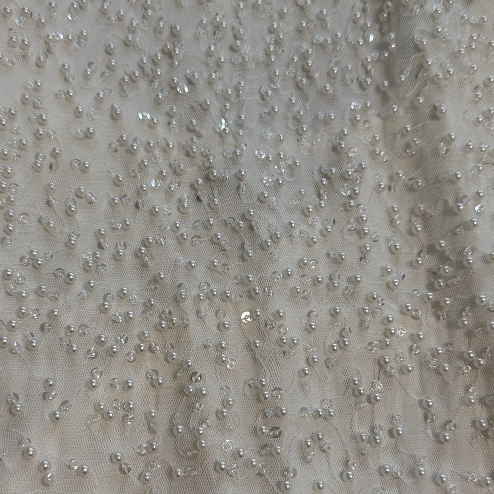Abercrombie & Fitch White Beaded Mini Dress - Picture 11 of 15